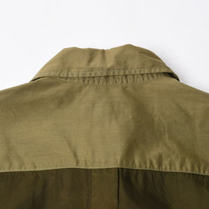 Yohji Yamamoto ヨウジヤマモト 長袖シャツ シャツ オリーブグリーン カーキ グリーン 緑 H0-B04-801 美品 中古 4a008168