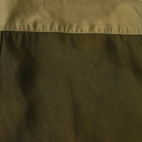Yohji Yamamoto ヨウジヤマモト 長袖シャツ シャツ オリーブグリーン カーキ グリーン 緑 H0-B04-801 美品 中古 4a008168