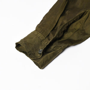 Yohji Yamamoto ヨウジヤマモト 長袖シャツ シャツ オリーブグリーン カーキ グリーン 緑 H0-B04-801 美品 中古 4a008168