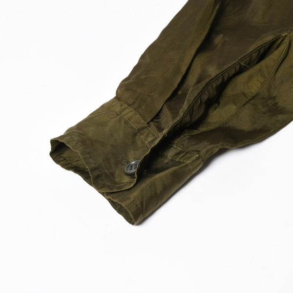 Yohji Yamamoto ヨウジヤマモト 長袖シャツ シャツ オリーブグリーン カーキ グリーン 緑 H0-B04-801 美品 中古 4a008168