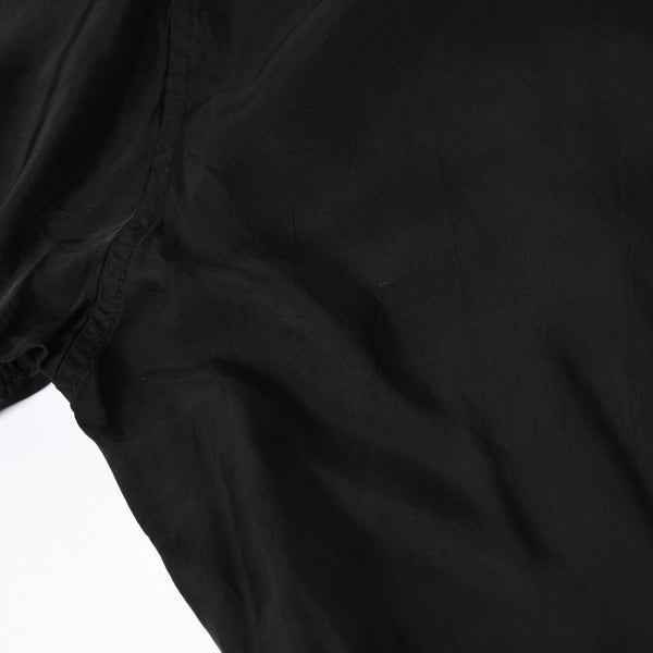 YOHJI YAMAMOTO POUR HOMME ヨウジヤマモト プールオム 長袖シャツ H0-B04-801 コットン キュプラ ブラック サイズ2 美品 中古 4a008165