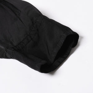 YOHJI YAMAMOTO POUR HOMME ヨウジヤマモト プールオム 長袖シャツ H0-B04-801 コットン キュプラ ブラック サイズ2 美品 中古 4a008165