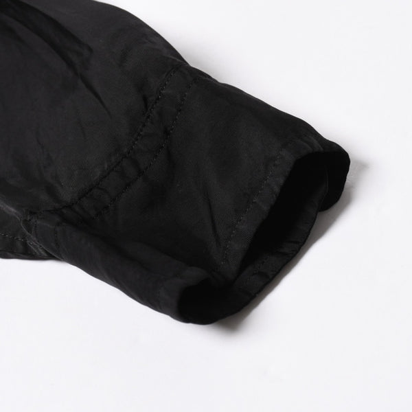 YOHJI YAMAMOTO POUR HOMME ヨウジヤマモト プールオム 長袖シャツ H0-B04-801 コットン キュプラ ブラック サイズ2 美品 中古 4a008165