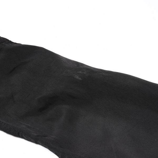 YOHJI YAMAMOTO POUR HOMME ヨウジヤマモト プールオム 長袖シャツ H0-B04-801 コットン キュプラ ブラック サイズ2 美品 中古 4a008165