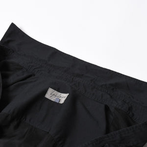 YOHJI YAMAMOTO POUR HOMME ヨウジヤマモト プールオム 長袖シャツ H0-B04-801 コットン キュプラ ブラック サイズ2 美品 中古 4a008165