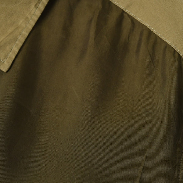 Yohji Yamamoto ヨウジヤマモト 長袖シャツ シャツ オリーブグリーン カーキ グリーン 緑 H0-B04-801 美品 中古 4a008168