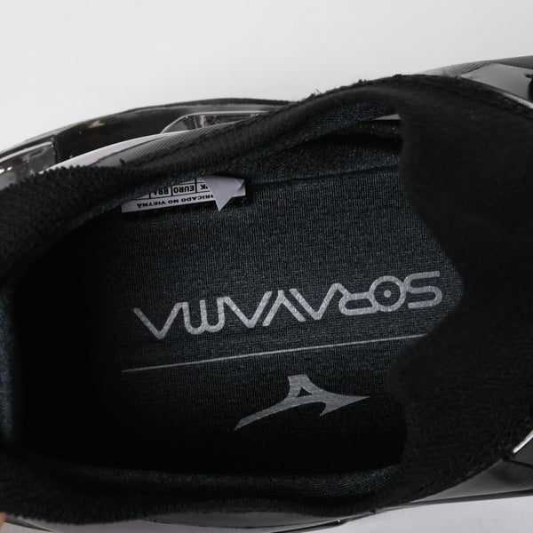 New and unused Mizuno Wave Sorayama Prophecy Sneakers Black Metallic Silver Sneakers Shoes Size 29cm Used 4a008184