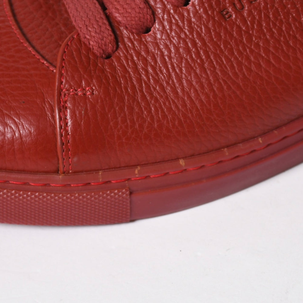 BUSCEMI ブシェミ ハイカットスニーカー スニーカー レザー レッド ゴールド金具 サイズ42 美品 中古 4a008315