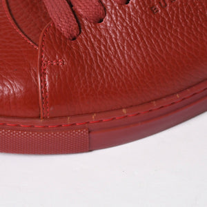 BUSCEMI ブシェミ ハイカットスニーカー スニーカー レザー レッド ゴールド金具 サイズ42 美品 中古 4a008315