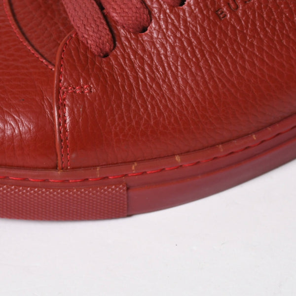BUSCEMI ブシェミ ハイカットスニーカー スニーカー レザー レッド ゴールド金具 サイズ42 美品 中古 4a008315
