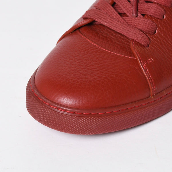 BUSCEMI ブシェミ ハイカットスニーカー スニーカー レザー レッド ゴールド金具 サイズ42 美品 中古 4a008315