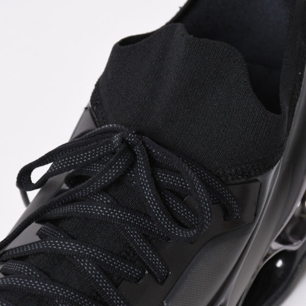 New and unused Mizuno Wave Sorayama Prophecy Sneakers Black Metallic Silver Sneakers Shoes Size 29cm Used 4a008184