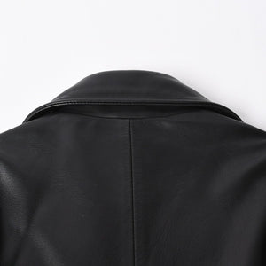 Very Good Condition CHROME HEARTS Jacket Riders Leather Jacket Leather Jacket JJDEAN Black Silver 925 Size S Used 4a008357