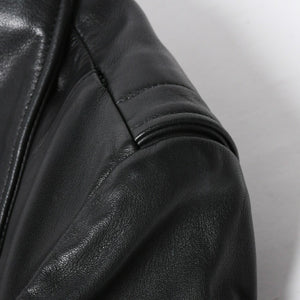 Very Good Condition CHROME HEARTS Jacket Riders Leather Jacket Leather Jacket JJDEAN Black Silver 925 Size S Used 4a008357