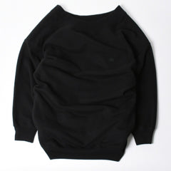 Like new BALENCIAGA Sweatshirt Black 19AW Cristobal Sweatshirt BB embroidery 601491 Used 4a008169