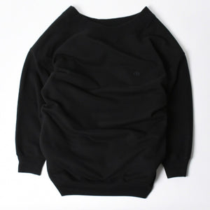 Like new BALENCIAGA Sweatshirt Black 19AW Cristobal Sweatshirt BB embroidery 601491 Used 4a008169