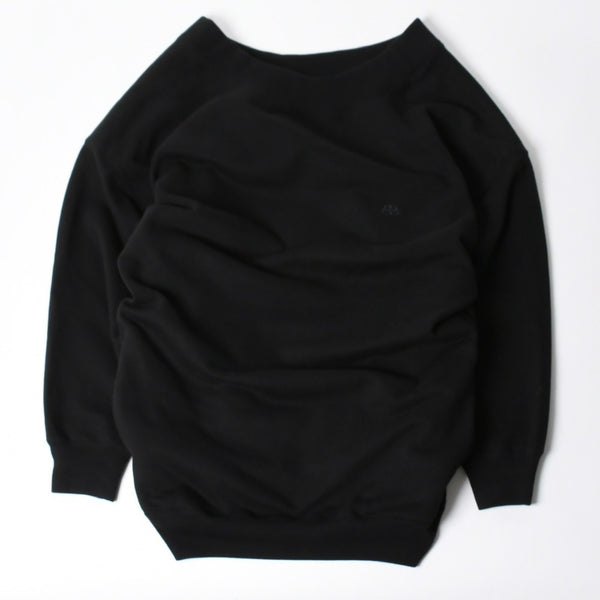 Like new BALENCIAGA Sweatshirt Black 19AW Cristobal Sweatshirt BB embroidery 601491 Used 4a008169