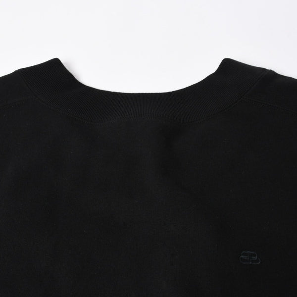 Like new BALENCIAGA Sweatshirt Black 19AW Cristobal Sweatshirt BB embroidery 601491 Used 4a008169