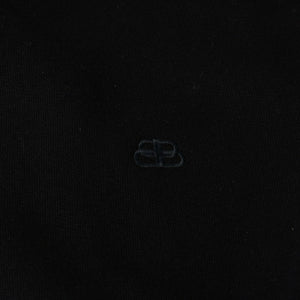 Like new BALENCIAGA Sweatshirt Black 19AW Cristobal Sweatshirt BB embroidery 601491 Used 4a008169