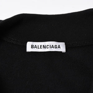 Like new BALENCIAGA Sweatshirt Black 19AW Cristobal Sweatshirt BB embroidery 601491 Used 4a008169