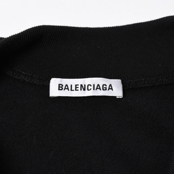 Like new BALENCIAGA Sweatshirt Black 19AW Cristobal Sweatshirt BB embroidery 601491 Used 4a008169