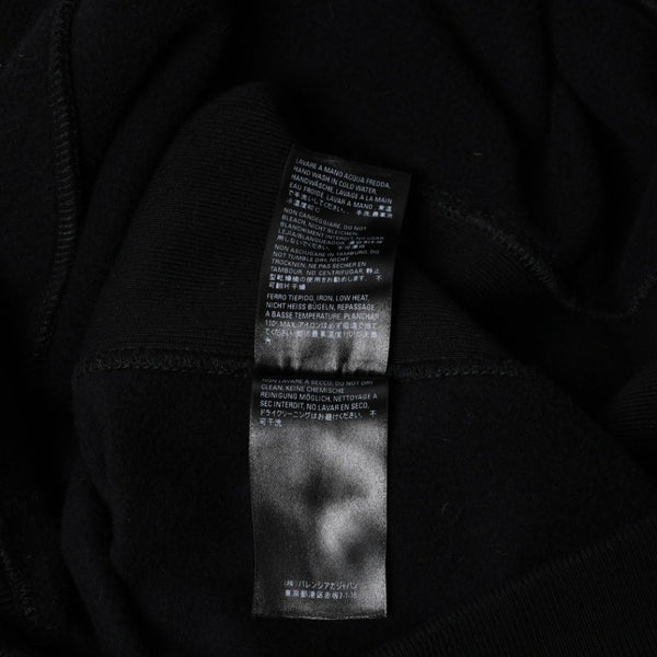 Like new BALENCIAGA Sweatshirt Black 19AW Cristobal Sweatshirt BB embroidery 601491 Used 4a008169