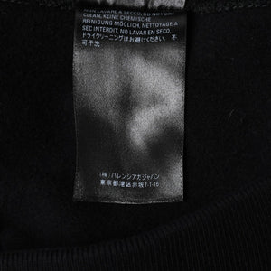 Like new BALENCIAGA Sweatshirt Black 19AW Cristobal Sweatshirt BB embroidery 601491 Used 4a008169