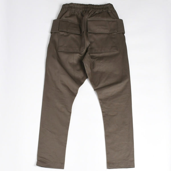 New and unused Rick Owens DRKSHDW Dark Shadow Krech Cargo Drawstring Pants Gray Brown DU02C5376-TW Used 4a008578