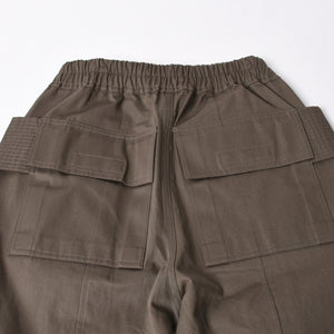 New and unused Rick Owens DRKSHDW Dark Shadow Krech Cargo Drawstring Pants Gray Brown DU02C5376-TW Used 4a008578