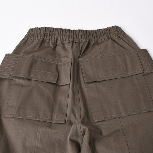 New and unused Rick Owens DRKSHDW Dark Shadow Krech Cargo Drawstring Pants Gray Brown DU02C5376-TW Used 4a008578