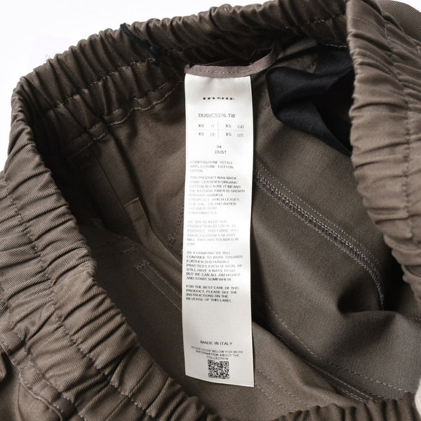 New and unused Rick Owens DRKSHDW Dark Shadow Krech Cargo Drawstring Pants Gray Brown DU02C5376-TW Used 4a008578
