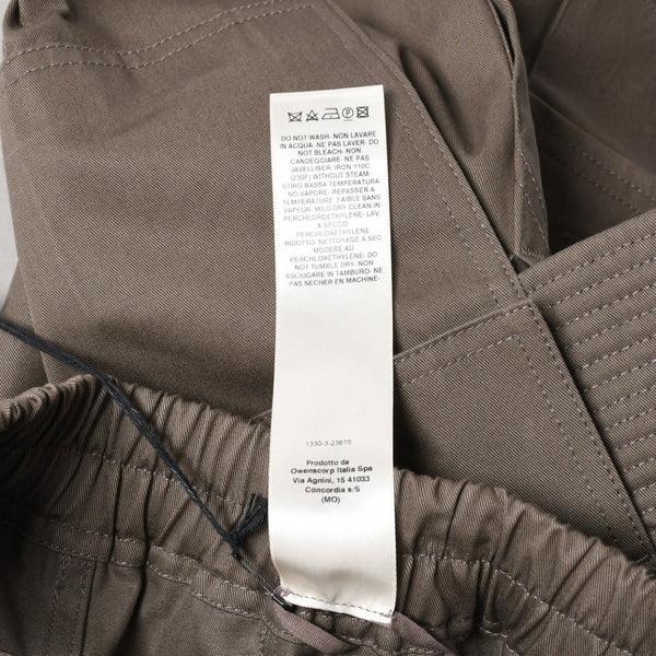 New and unused Rick Owens DRKSHDW Dark Shadow Krech Cargo Drawstring Pants Gray Brown DU02C5376-TW Used 4a008578