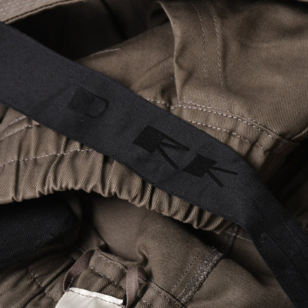 New and unused Rick Owens DRKSHDW Dark Shadow Krech Cargo Drawstring Pants Gray Brown DU02C5376-TW Used 4a008578
