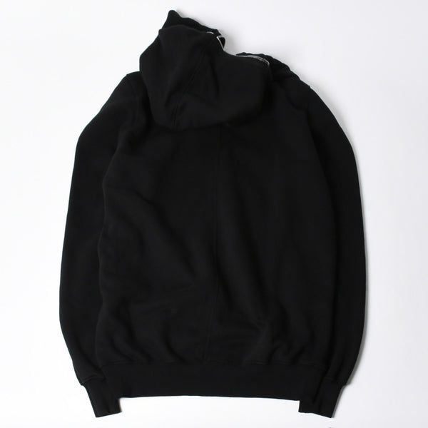 新品同様品 Rick Owens リックオウエンス DRKSHDW ダークシャドウ パーカー フーディー サイズXS ブラック シルバー金具 DU01D1283-F 中古 4a008579