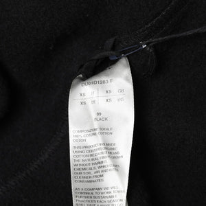 新品同様品 Rick Owens リックオウエンス DRKSHDW ダークシャドウ パーカー フーディー サイズXS ブラック シルバー金具 DU01D1283-F 中古 4a008579