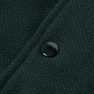 極美品 SAINT LAURENT サンローラン 17AW アウター ジャケット サイズ46 ダークグリーン ブラウン オレンジ 494172 Y180W 中古 4a008358