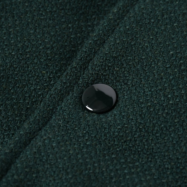 極美品 SAINT LAURENT サンローラン 17AW アウター ジャケット サイズ46 ダークグリーン ブラウン オレンジ 494172 Y180W 中古 4a008358
