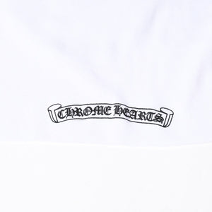 新品未使用 CHROME HEARTS クロムハーツ ヴァインハート クロップド 半袖Tシャツ サイズO/S ホワイト I♡ NY ニューヨーク限定 中古 4a007554