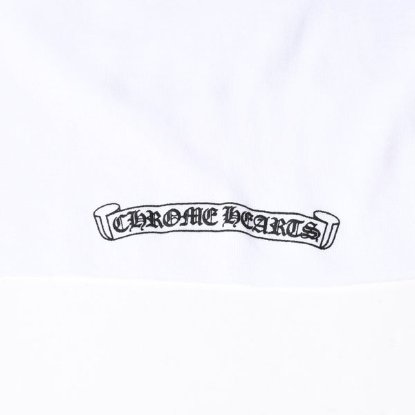 新品未使用 CHROME HEARTS クロムハーツ ヴァインハート クロップド 半袖Tシャツ サイズO/S ホワイト I♡ NY ニューヨーク限定 中古 4a007554