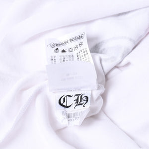 新品未使用 CHROME HEARTS クロムハーツ ヴァインハート クロップド 半袖Tシャツ サイズO/S ホワイト I♡ NY ニューヨーク限定 中古 4a007554