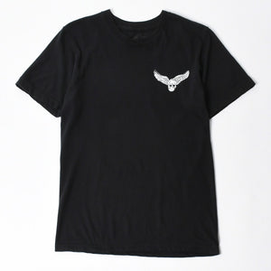 極美品 CHROME HEARTS クロムハーツ 半袖 Tシャツ 半袖Tシャツ ジョー・フォティ ブラック ホワイト サイズS 中古 4a007943