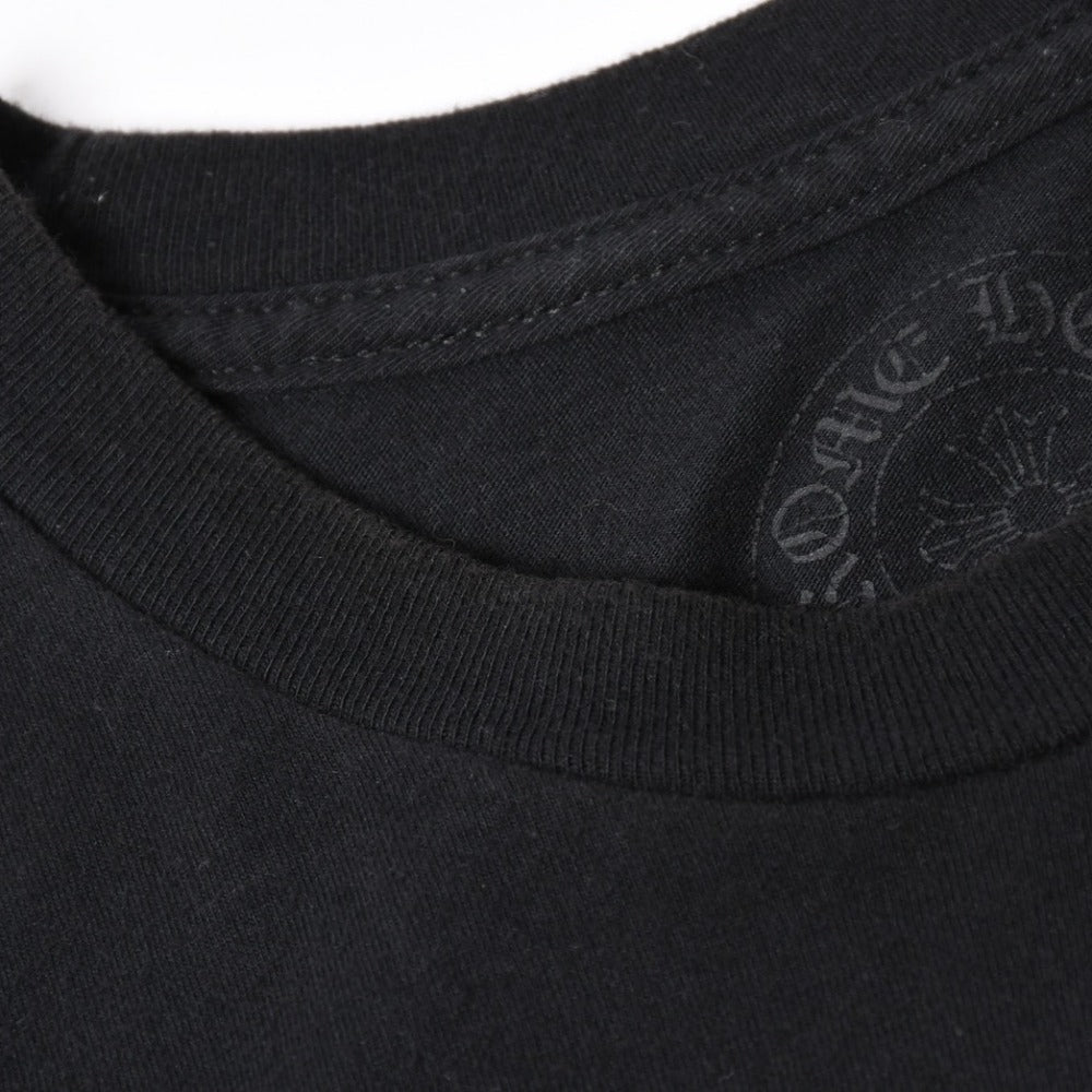 極美品 CHROME HEARTS クロムハーツ 半袖 Tシャツ 半袖Tシャツ ジョー・フォティ ブラック ホワイト サイズS 中古 4a007943