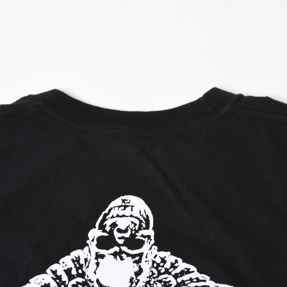 極美品 CHROME HEARTS クロムハーツ 半袖 Tシャツ 半袖Tシャツ ジョー・フォティ ブラック ホワイト サイズS 中古 4a007943