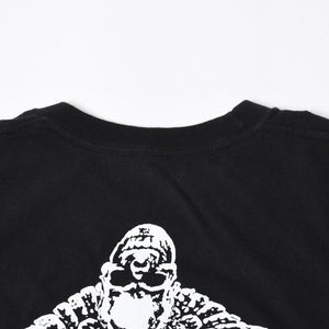 極美品 CHROME HEARTS クロムハーツ 半袖 Tシャツ 半袖Tシャツ ジョー・フォティ ブラック ホワイト サイズS 中古 4a007943