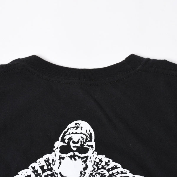 極美品 CHROME HEARTS クロムハーツ 半袖 Tシャツ 半袖Tシャツ ジョー・フォティ ブラック ホワイト サイズS 中古 4a007943