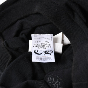 極美品 CHROME HEARTS クロムハーツ 半袖 Tシャツ 半袖Tシャツ ジョー・フォティ ブラック ホワイト サイズS 中古 4a007943