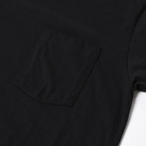 極美品 CHROME HEARTS クロムハーツ Tシャツ 半袖Tシャツ ネックロゴ ポケットロゴ ブラック ホワイト サイズM 中古 4a008297