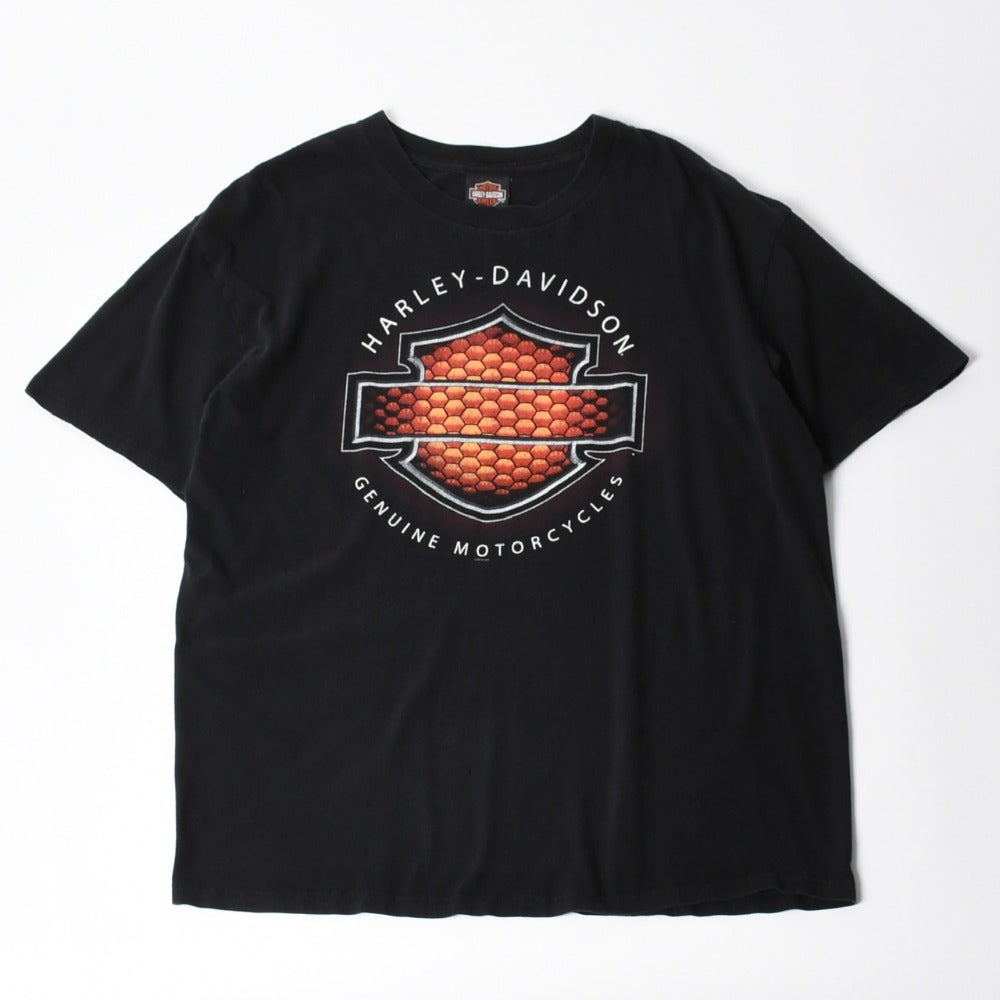 HARLEY DAVIDSON ハーレーダヴィッドソン 00's 半袖Tシャツ サイズXL ブラック コットン 2014年 古着 美品 中古 4a005848