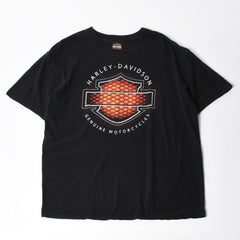 HARLEY DAVIDSON ハーレーダヴィッドソン 00's 半袖Tシャツ サイズXL ブラック コットン 2014年 古着 美品 中古 4a005848