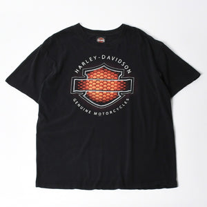 HARLEY DAVIDSON ハーレーダヴィッドソン 00's 半袖Tシャツ サイズXL ブラック コットン 2014年 古着 美品 中古 4a005848